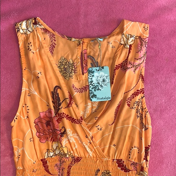 Anthropologie Nostalgia Floral Dress NWT Small - Picture 2 of 5